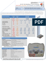 Quintel Product Datasheet QS4658-3 (700-2400 4ft 65deg) FEB 2017 (Rev 3.2)