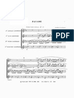Faure,Schmidt - Pavane - saxophone quartet - full score - by odi
