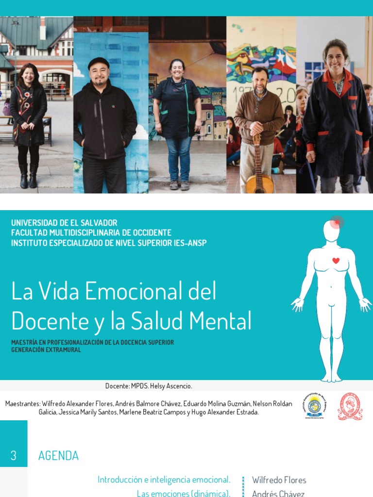 Salud Mental Del Docente y Emociones | PDF | Las emociones | Estrés ...