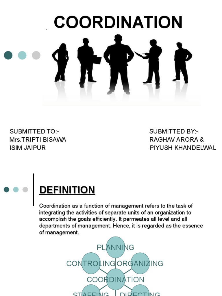 Understanding Coordination in Management | PDF