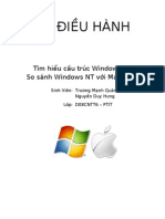 Tìm hiểu cấu trúc Windows NT So sánh Windows NT với Mac OS X