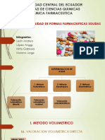 CONTROL DE CALIDAD DE FORMAS FARMACEUTICAS SOLIDAS