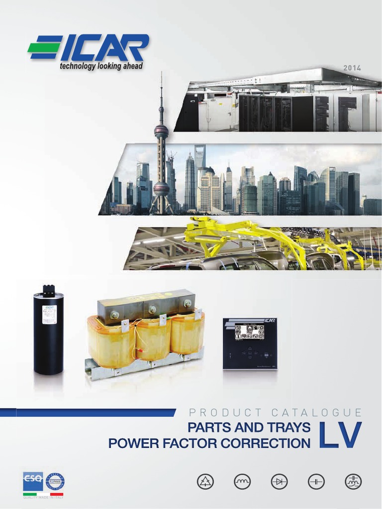 ICAR Capacitors Product Catalogue | PDF | Ac Power | Capacitor