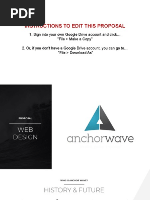 Web Design Proposal 2019