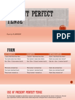 The Present Perfect Tense Grammar Guides - 89570