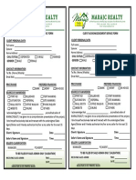 Client Acknowledgement Service Form