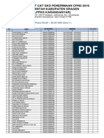 Jadwal Tes SKD CPNS 2019 PDF