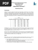 Laboratory Exercise 7