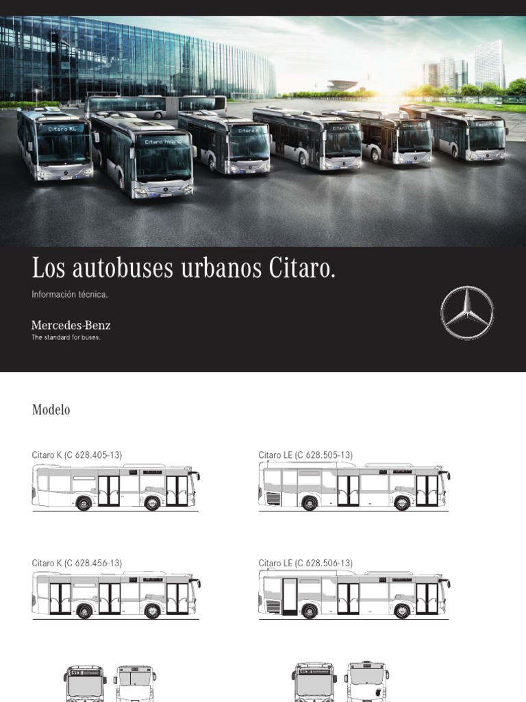 TI Citaro Stadt 2019-ES | PDF | Eje | Esfuerzo de torsión