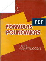 Sistema de Reajustes de Precios Por Formulas Polinomicas en La Construccion PDF
