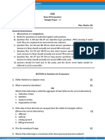 Economics Sample Paper 2 PDF