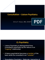 CONSULTATIONLIAISON PSYCHIATRY ICU