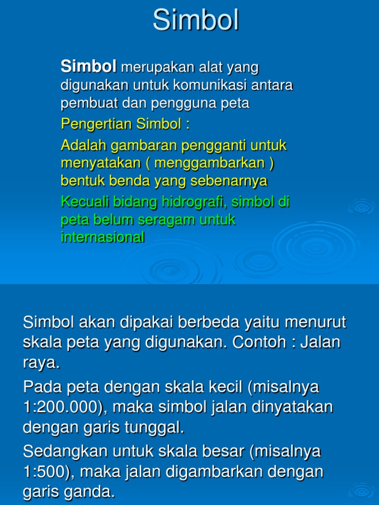 Pengertian dan Fungsi Simbol Peta | PDF | Metode & Bahan Ajar | Seni