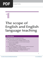 The Scope of English and English Language Teaching PDF