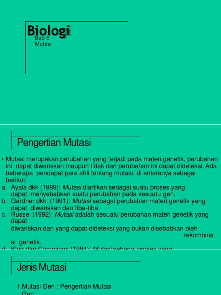 Mutasi Pdf