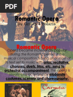 Key Components of Opera Explained | PDF | Aria | Classical Music