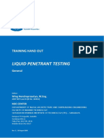 Handout Liquid Penetrant Test Level II - Rev. 3 - 28 August 2009