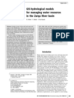 GIS-hydrological Models For Managing Wat PDF