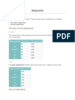 Subjunctive
