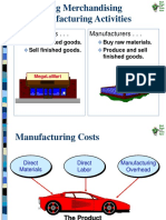 Comparing Merchandising and Manufacturing