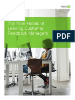 9-Habits of Leading Customer Feedback Managers