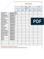 Daily Time Sheet For Almuraikh