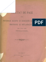 01 Tratatul de La Trianon 4 Iunie 1920 Intre Puterile Aliate Si Asociate Si Ungaria PDF