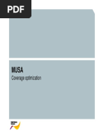 Coverage Optimization - Musa