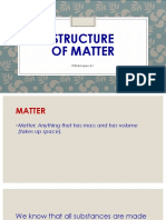 Structure of Matter Notes