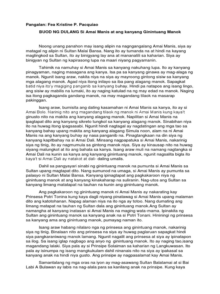 BUOD | PDF