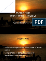 Water and wastewater systems in hospitality