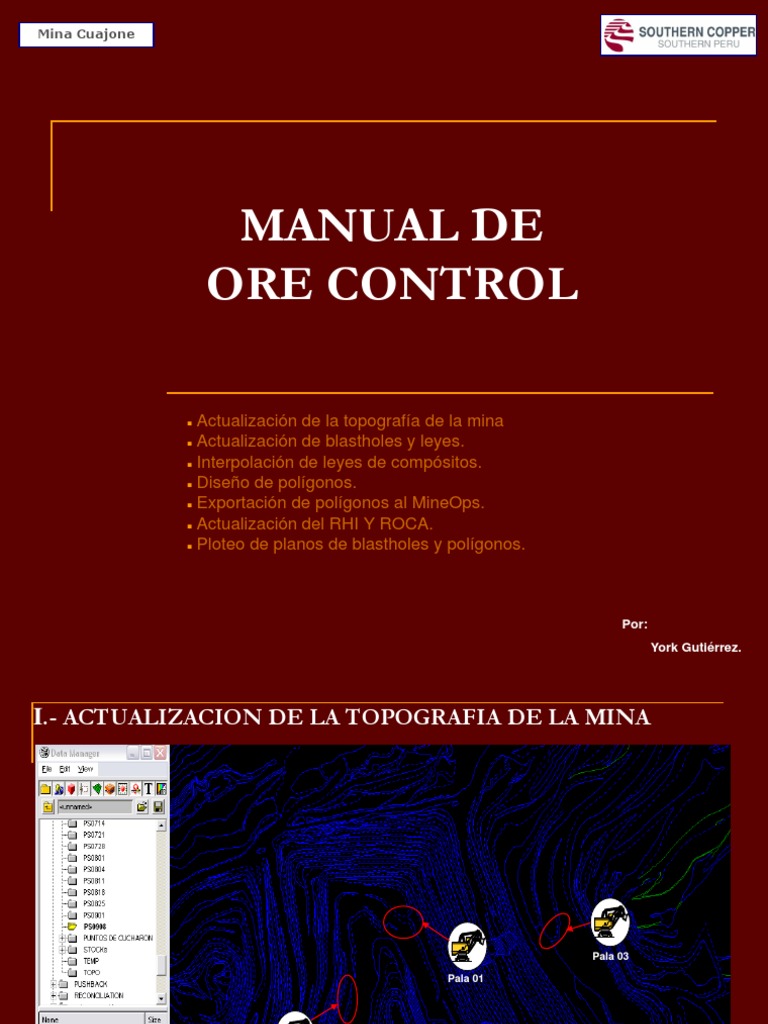 Manual de Control de Mineral en Minería | PDF | Archivo de computadora ...