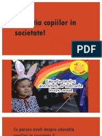 Educatia Copiilor in Societate!