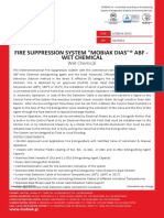 Fire Suppression System Abf Wet Chemicals