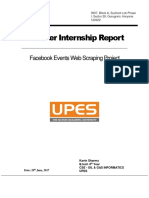 Internship Report Webscrap Final