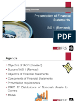 IAS 1 (Revised) Presentation of Financial Statements