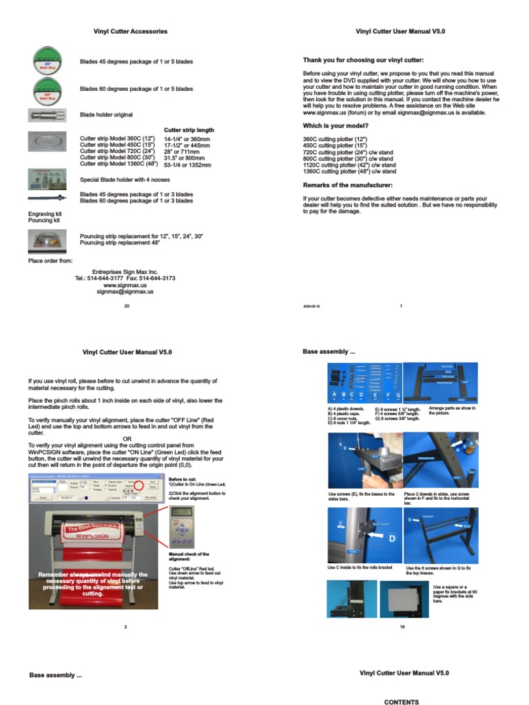 Redsail Cutting Plotter Parts Guide | PDF | Usb | Computer Keyboard