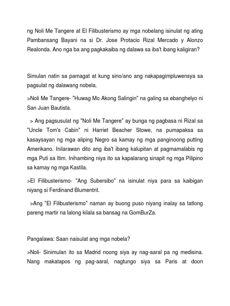 Saan Sinimulan Ang El Filibusterismo