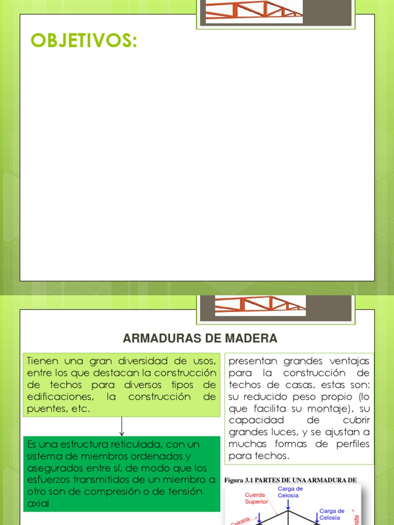Tipos de Tijerales | PDF | Braguero | Ingeniero civil