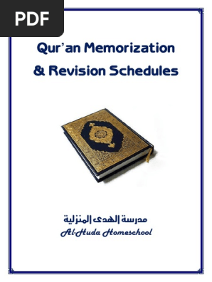 Daily Quran Memorization Schedule
