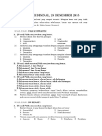 Soal UAS KIMIA MEDISINAL 28 DESEMBER 2015