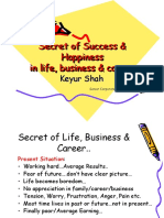 Secret of Success & Happiness in Life, Career & Business