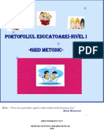 Portofoliu Educatoare Nivel I 2017-2018
