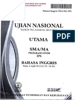 Bahasa Inggris UN SMA 2015-2016 PDF