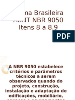NBR 9050 Item 8 A 8.9