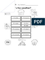 Inglês 3º Ano Weather