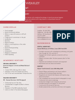 Dentist Resume Example PDF