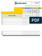 036 Formato Matriz de Elementos de Protección Personal