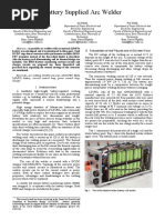 Battery Supplied Arc Welder