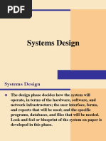 System Design, Implementation and Support